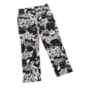 Lilly Pulitzer WWF Pandamonium Panda Print Cropped Resort Fit Pants RARE size 4